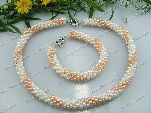 weaved pearl sets