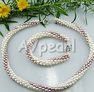weaved pearl sets