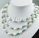 Wholesale Jewelry-pearl turquoise necklace