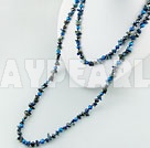 pearl lapis lazuli necklace