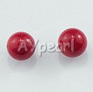 Wholesale Jewelry-coral studs