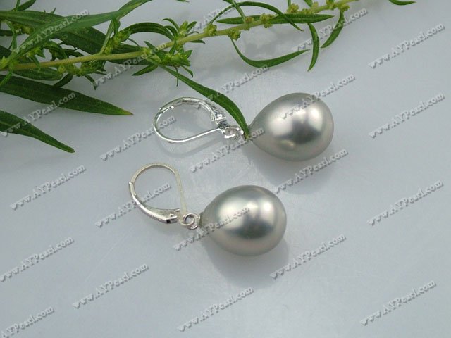 tropfenförmigen Perlen Ohrringe seshell