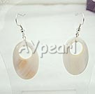 Wholesale earring-white lip shell earrings