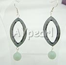 shell amazonite earrings