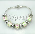 charm colored glaze bracelet