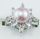 Wholesale ring jewelry-pearl ring