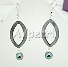 seashell bead shell earrings