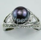 Wholesale ring jewelry-pearl ring