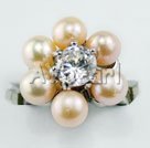 Wholesale ring jewelry-pearl ring