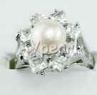 Wholesale ring jewelry-pearl ring