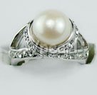 Wholesale ring jewelry-pearl ring