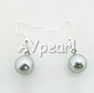 Wholesale earring-Austrian crystal seashell bead earrings