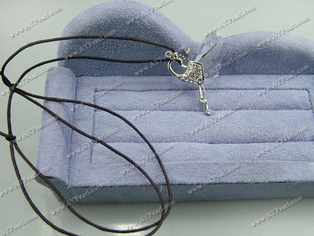 austrian crystal peacock pendant