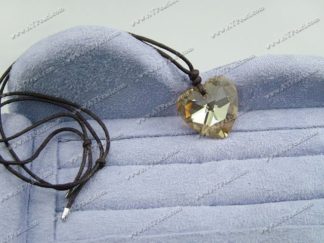 austrian crystal heart of ocean pendant