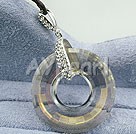 925 silver austrian crystal pendant necklace