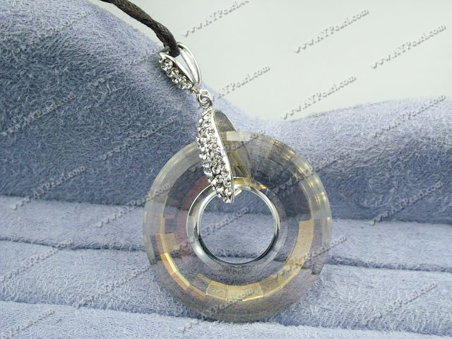austrian crystal pendant necklace