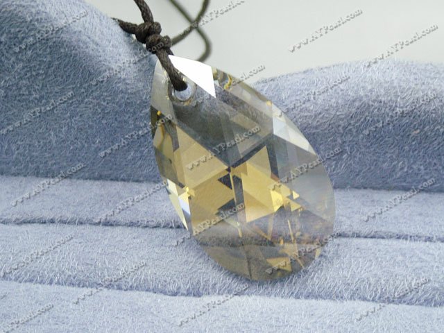 austrian angel's tear crystal pendant