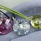 three-color zircon pendant(3 pieces)
