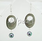 seashell bead shell earrings