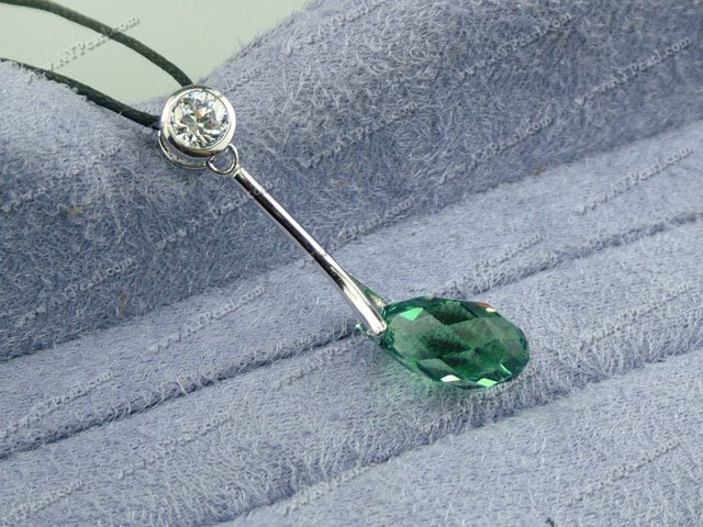 925 Silber österreichischen Kristall Halskette