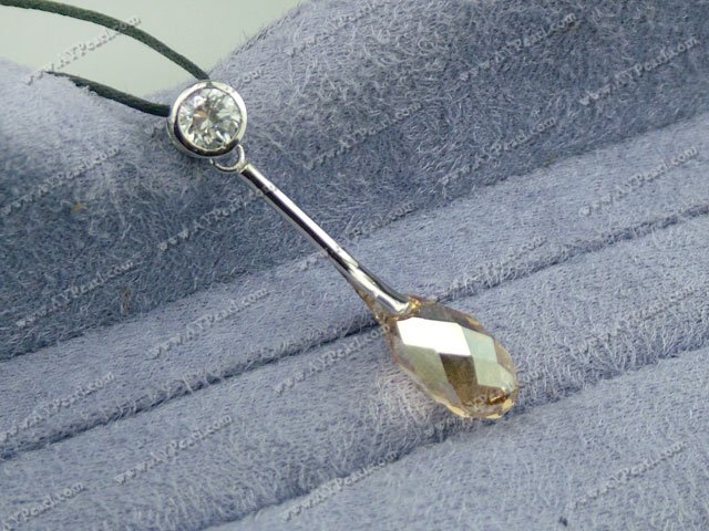 925 silver austrian crystal necklace