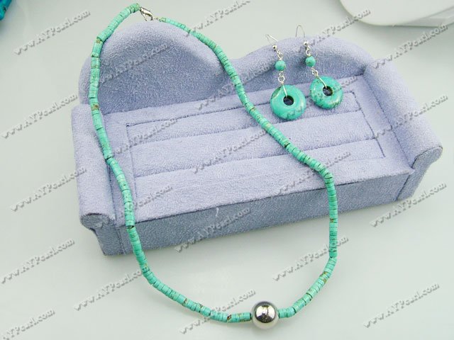 bijoux turquoise sur