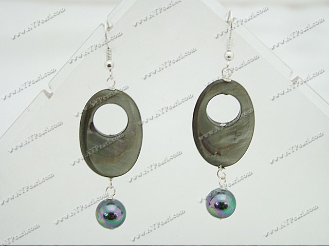 Boucles d'oreilles perle coquillage coquille