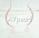 Wholesale milky quartz earrings