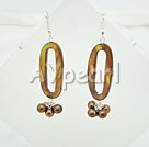 Wholesale pearl shell earrings