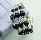 Wholesale Gemstone Jewelry-black agate bracelet