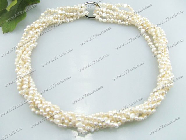 3-4mm pearl necklace
