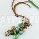 multi-stone crystal necklace