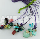 multi-stone crystal necklace