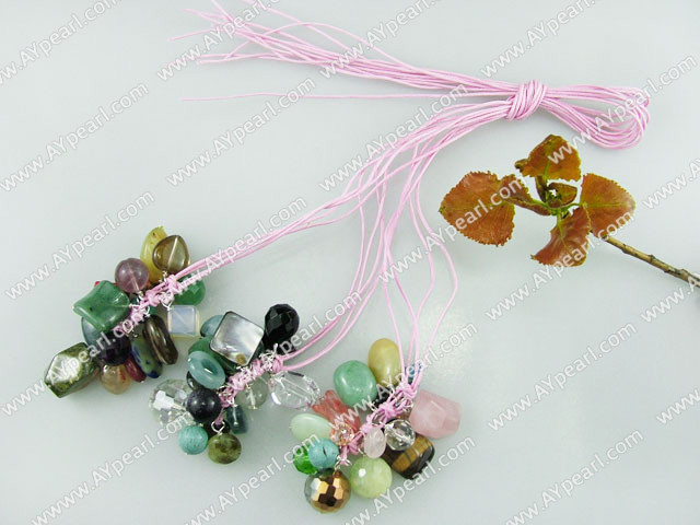 pierre en cristal collier multi-