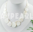 -dyed shell necklace