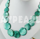-dyed shell necklace