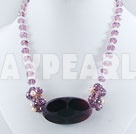 Wholesale crystal agate necklace