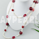 gemstone pearl necklace