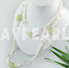 Wholesale pearl and gemstone necklace