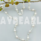 pearl and crystal necklace