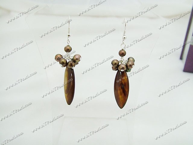 pearl shell earrings