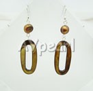 Wholesale pearl shell earrings