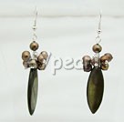 Wholesale pearl shell earrings