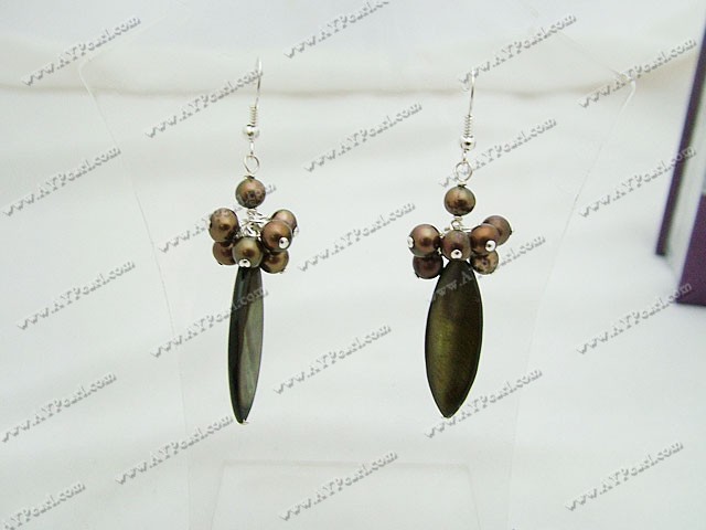 pearl shell earrings