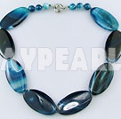 blue agate necklace 