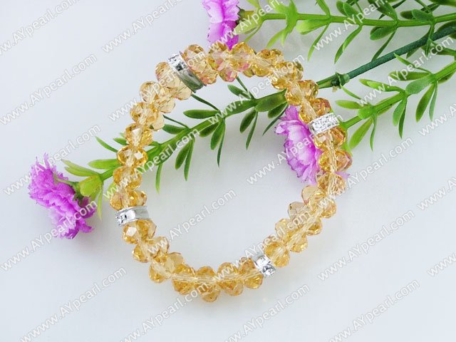 elastic crystal bracelet