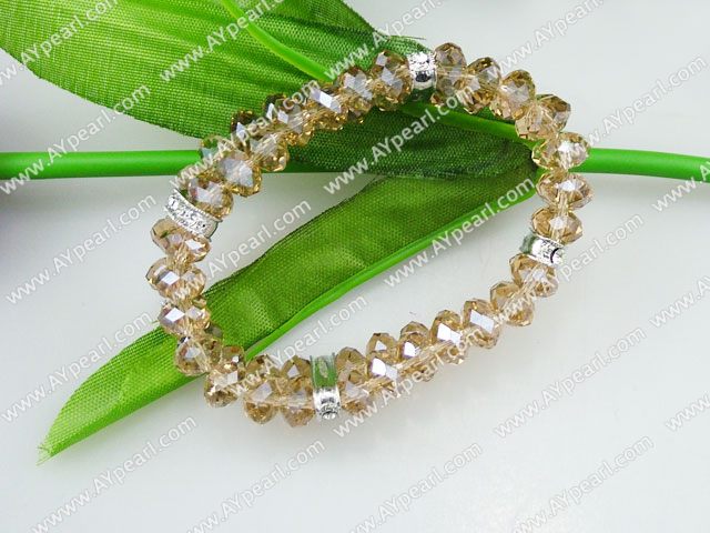 elastic crystal bracelet