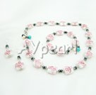 Wholesale Other Jewelry-plum colored glaze jewelry sets