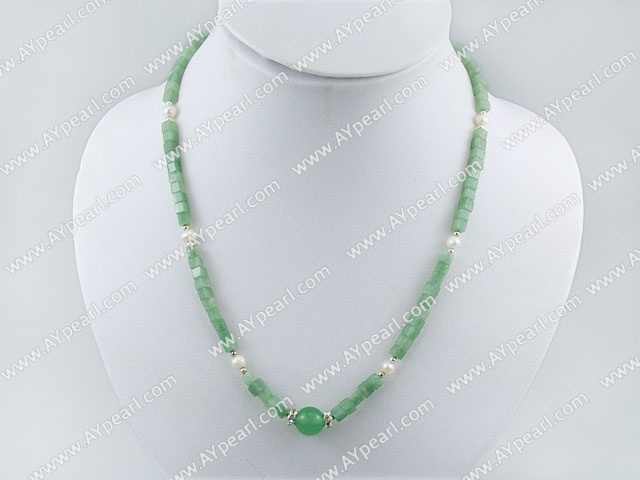 pearl aventurine necklace 