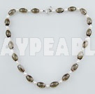pearl crystal necklace